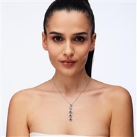 Collana Brosway Donna FANCY FREEDOM BLUE in Argento Zirconia FFB126 - FFB126